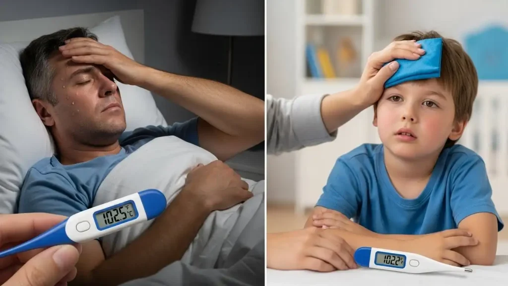 Top 10 Medical Conditions Treated by Doctor on Call in Dubai 5 Fever and High Temperature Adults and Children