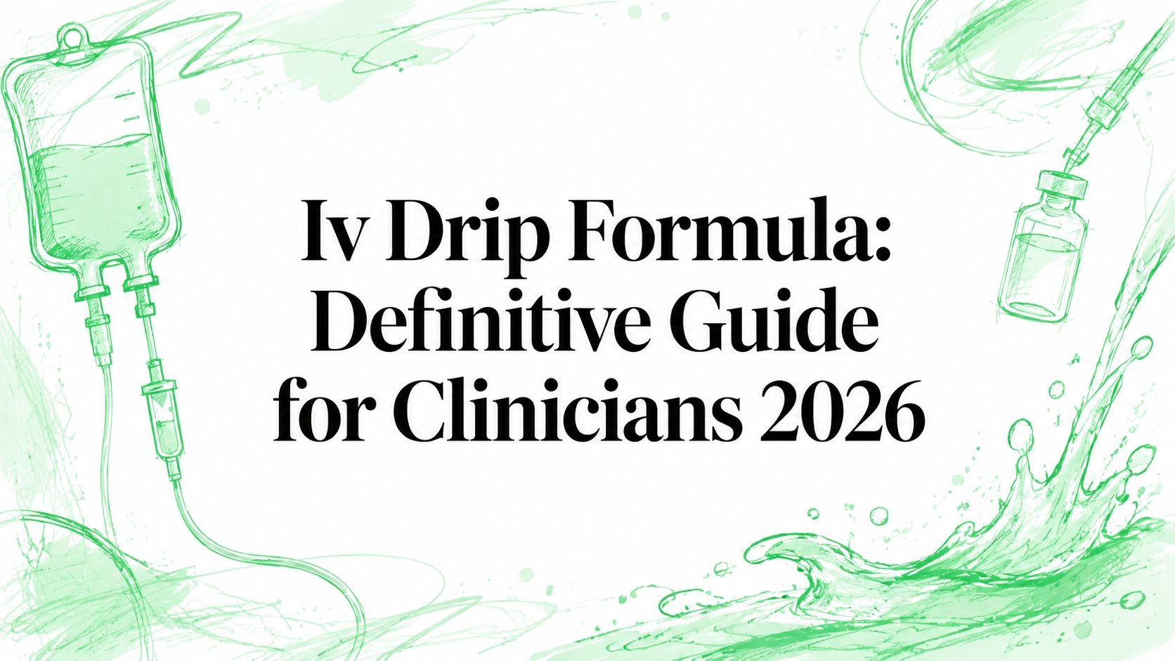 iv-drip-formula-medical-guide