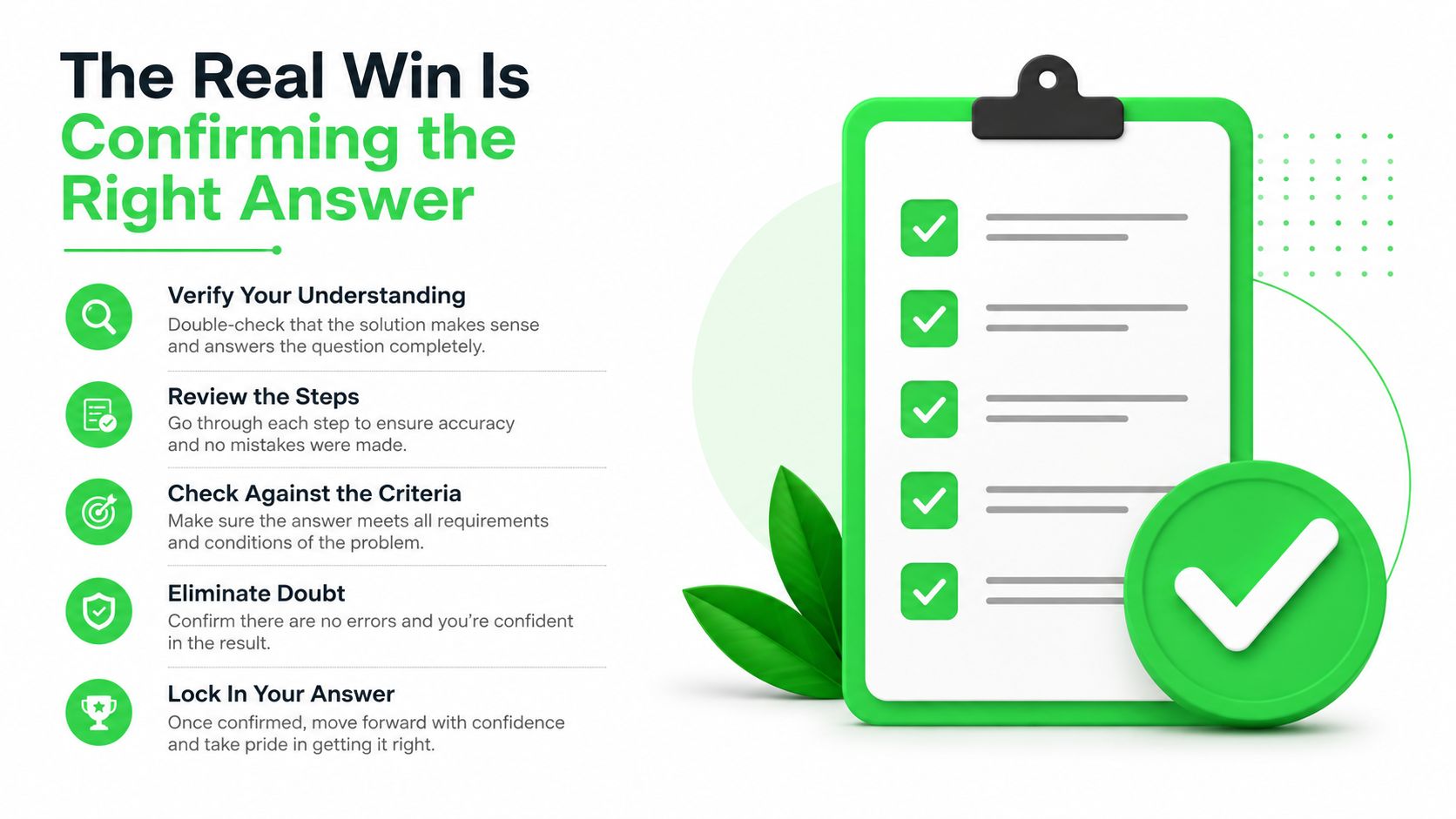 Dubai Pregnancy Test: Your Options, Timing, and Next Steps 7 A green clipboard with a checklist and a large checkmark icon symbolizing verifying correct answers.