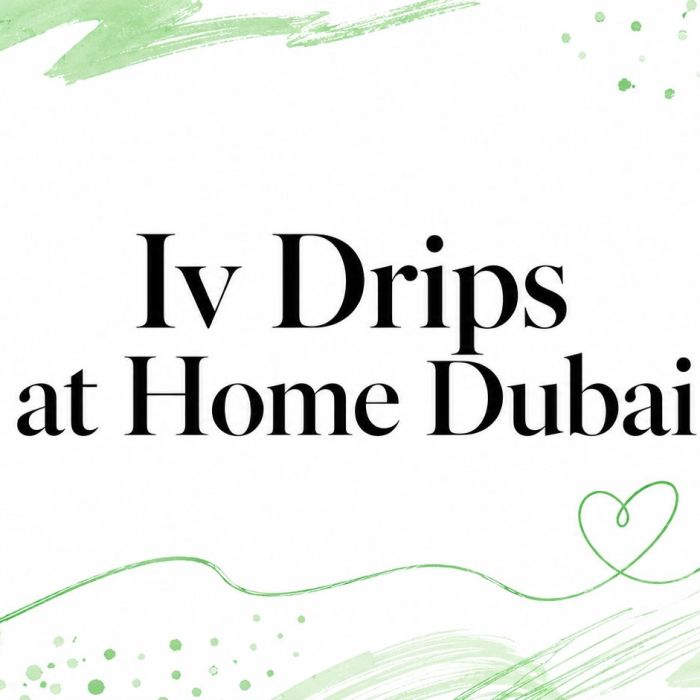 Iv Drips at Home Dubai