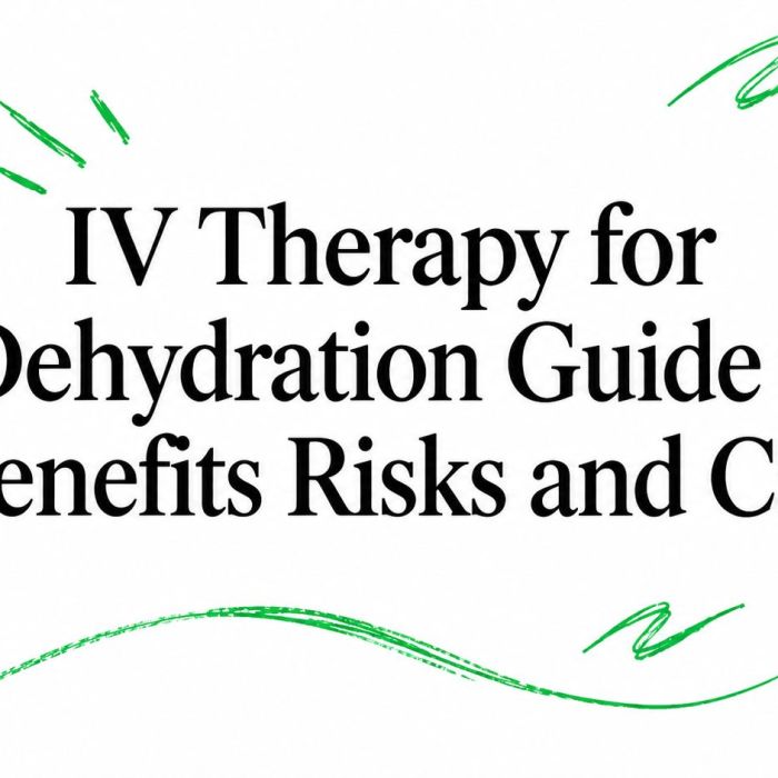 IV Therapy for Dehydration Guide to Benefits Risks and Care