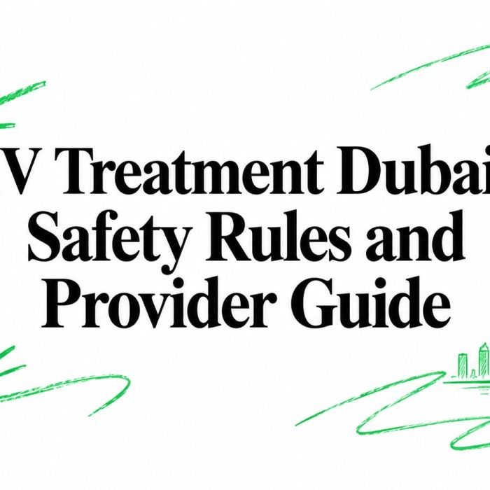 IV Treatment Dubai: Safety Rules and Provider Guide