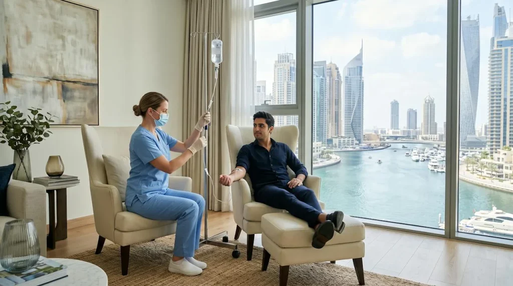 Doctor home visit in Marasi Drive – patient treated at home by Vitals Healthcare