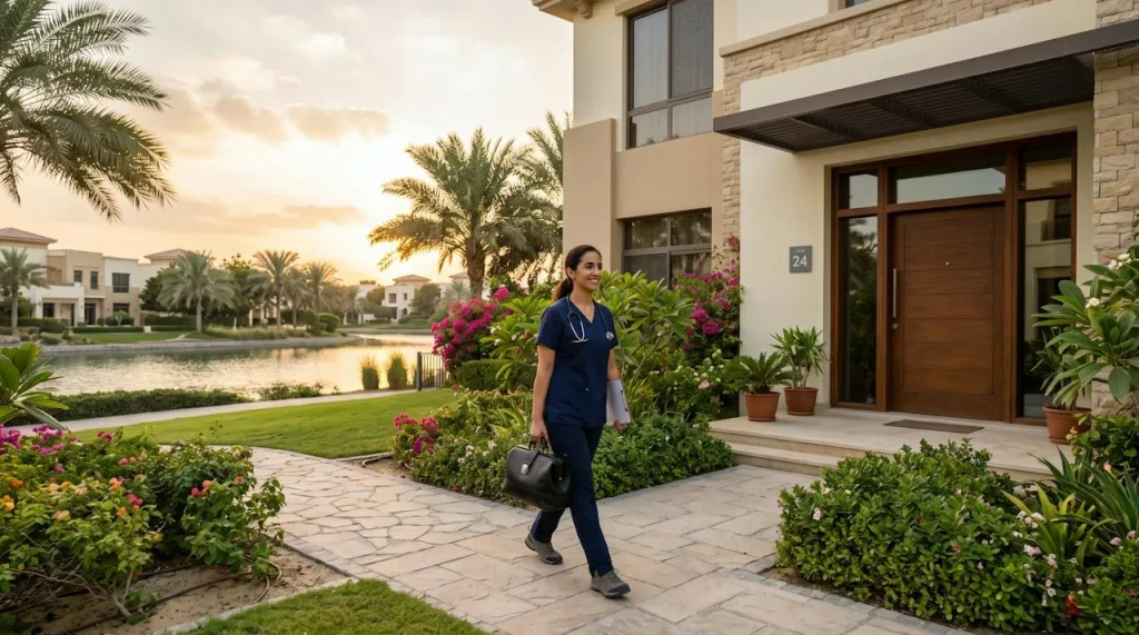Doctor on call The Springs and Jumeirah Park – DHA-licensed doctor home visit by Vitals Healthcare