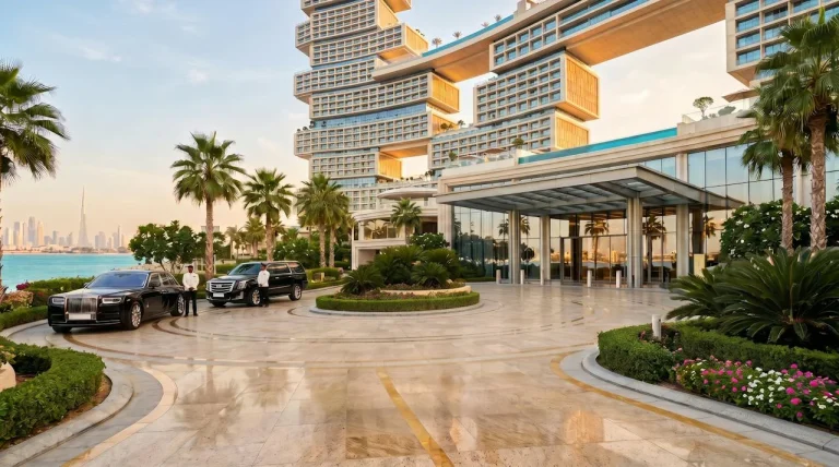 Hotel doctor visit at a luxury resort in Dubai